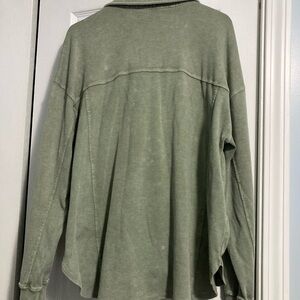 Jane and Delancey Olive Green Long Sleeve Top